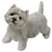 Sandicast "Mid Size" Standing West Highland White Terrier Dog Sculpture   568935492